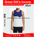 Custom Brand Gym Tank Top, 100% Cotton Man Tank Top